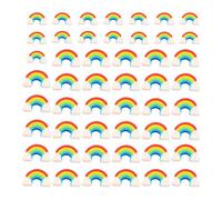 50 Uds. Borradores De Arcoíris, Borradores Para Niños, Papelería Para Estudiantes, Borradores De Dibujos Animados, Útiles Escolares Para Niños