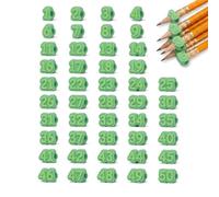 50 Uds. De Adornos for Lápices Numerados, Etiquetas Reutilizables