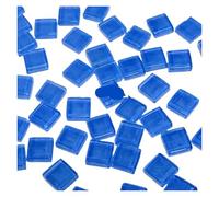 50 Uds. De azulejos de mosaico de colores mezclados de vidrio, piezas hechas a mano, materiales creativos de cristal, manualidades for niños, Mini azulejos de mosaico for cena para Arte y Manualidades