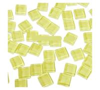 50 Uds. De azulejos de mosaico de colores mezclados de vidrio, piezas hechas a mano, materiales creativos de cristal, manualidades for niños, Mini azulejos de mosaico for cena para Arte y Manualidades
