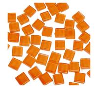 50 Uds. De azulejos de mosaico de colores mezclados de vidrio, piezas hechas a mano, materiales creativos de cristal, manualidades for niños, Mini azulejos de mosaico for cena para Arte y Manualidades