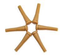 50 Uds. Desplumador de dedos para aves de corral, pollo, aves de corral, desplumado de dedos, palo de eliminación de plumas de pelo de repuesto para pollo/patos/pollo/paloma