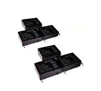 50 Uds HF46F-5-HS1 HF46F-12-HS1 HF46F-24-HS1 5A250VAC relé de 4 pines CC 5V 12V 24V relés potencia(24V)