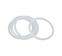 50 Uds juntas tóricas de silicona diámetro exterior 36mm diámetro interior 31mm espesor 2,5mm VMQ junta de anillo de sellado redondo blanco(30x25x2.5mm)