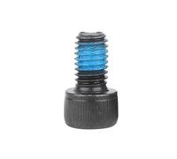 50 Uds M3 M4 Grade12.9 tornillo hexagonal de acero al carbono negro medio recubierto dispensador pegamento azul(M3x16mm-50pcs)