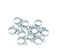 50 Uds. Mini abrazadera de 9-17mm, abrazaderas for tubo flexible de inyección de combustible, Kit surtido de tuberías, abrazaderas automáticas, Clips for gasolina diésel