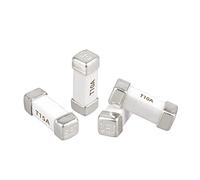 50 Uds oro plata 1032 fusible 250V AC SMD de una sola vez 200mA 250mA 315mA 400mA 500mA 630mA 800mA 1A 1,25 montaje en superficie cerámica(0.63a)