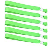 50 Uds Pulseras para Eventos de Tela, Pulseras Desechables Sin Logotipo Pulseras de Entrada Pulseras Identificativas para Conciertos Actividades Fiestas Concurso (Verde Fluorescente)