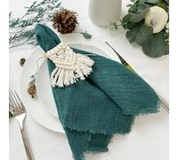50 Uds servilleta Verde Toalla de té Boda Fiesta Navidad Mesa decoración servilletas 42x42cm