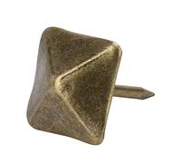 50 Uds tachuelas de tapicera de latn antiguo para muebles tachuelas para madera alfileres para clavos, clavos cuadrados de cabeza grande, clavos para tapicera Points d'armure