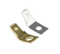50 Uds. Terminal de altavoz 6,3 orificio for tornillo 5,2mm 4. Espesor 0,8mm conector macho resorte(5.2mm Brass 50pcs)