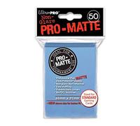 50 Ultra Pro Pro-Matte Light Blue Deck Protector Sleeves - Non-Glare - Magic