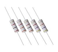 50 unidades 470 K ohmios Resistor, 5 W, 5 % Tolerancia Metal Oxide Metal Resistors, Axial Lead, Flame Proof for DIY Electronic Projects and Experiments