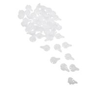 50 Unidades Clip de Plástico Blanco para Varillaje del Limpiaparabrisas, | Montaje Manual, Resiste Vibración y Humedad, Mantiene Firme el Mecanismo en Vehículos Agrícolas