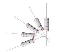 50 unidades de 3 ohmios Resistor, 5 W, 5% de tolerancia de metal oxide metal, Resistors, axial Lead, Flame Proof for DIY Electronic Projects and Experiments