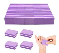 50 unidades de almohadillas para uñas, bloques de tampón de uñas, bloques de pulido, esponja de doble cara, lima de uñas, lima de uñas, para uñas de gel y uñas acrílicas, bloque de pulido de uñas