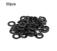 50 unidades de arandelas, juntas y anillos para tapones de drenaje de aceite, repuesto compatible para el tapón de drenaje de aceite de 652526 3536966, arandelas comprim
