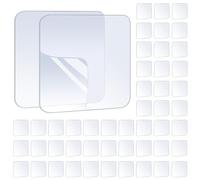 50 unidades de cinta de montaje de doble cara, 2, 4 x 2, 4 pulgadas, almohadillas de cinta adhesiva cuadradas transparentes, precortadas, cortables, resistentes, adhesivas, sin pegamento, adhesivas p