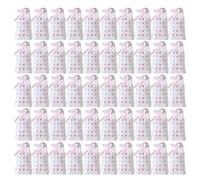 50 unidades de cintas de corazón cordones únicas bolsas de suicidio para el día de San Valentín envoltorio de regalo de artículos seguros