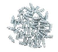 50 unidades de clavos para neumáticos, clavos antideslizantes de acero de tungsteno para nieve, clavos duraderos para ruedas con núcleo de aluminio, adecuados para camiones,