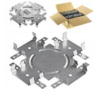 50 unidades de conectores de nivel para perfiles de CD, construcción en seco