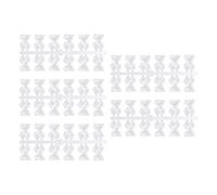 50 unidades de esmalte de gel transparente para practicar, tarjeta de colores, palillo de exhibición, osito de uñas, lazo, soporte de muestras, paleta de puntas falsas acrílicas, exhibición de laca