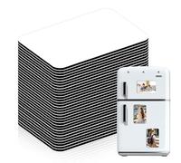 50 unidades de imanes de sublimación, 5,5 cm x 7,5 cm, imanes decorativos para pizarra blanca, sublimación en blanco, imanes para cocina, oficina, pared, decoración DIY