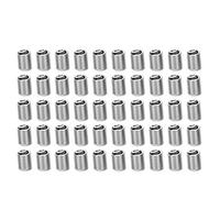 50 unidades de inserciones roscadas de acero inoxidable M5/16-18 - 2.5D, herramienta de reparación con tuerca reductora para roscas macho y hembra, convertidor de rosca métrica a