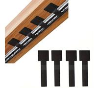 50 Unidades De Organizadores De Cables De Escritorio, Ganchos Autoadhesivos Con Parte Trasera Adhesiva Y Bridas Ajustables for Organizar Cables De Datos, Auriculares Y Cables Electrónicos(Black)