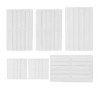 50 unidades de parachoques para muebles, 3 tamaños, autoadhesivos, de silicona, para muebles, transparentes, amortiguadores de ruido, amortiguadores elásticos para proteger puertas, paredes, cajones