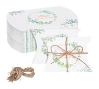 50 unidades de regalos de boda llenos de amor, pegatinas con texto en inglés "Schön" Dass Du Da Bist Aufkleber Gastgeschenke Konfirmation, Geschenkboxen Hochzeit für Süßigkeiten, Chocolate, Kekse