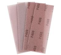 50 unidades de rejilla de lijado de 70 x 198 mm, grano 400, tiras de lijado, red de lijado, adecuado para lijado manual, lijadora orbital y bloque de lijado manual