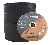 50 unidades de ruedas de 15,2 cm x 15,2 cm, disco de corte para molinillo de ángulos, ultra fino de metal y acero inoxidable