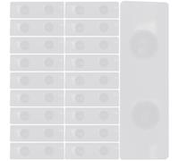 50 Unidades Diapositivas de Microscopio Cóncavas Dobles de Vidrio Blanco | Vidrio de Laboratorio, Bordes Redondeados y Lisos, para Muestras Acuáticas y Formación en Investigación