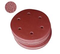 50 unidades discos abrasivos 22 9 cm 6 agujeros adecuados para amoladoras almohadilla de lijado herramienta muebles y trabajos de cartón yeso profesional drywall muelas abrasivas