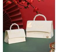 50 unidades/lote de cajas portátiles para regalos de bodas y fiestas, cajas para dulces de chocolate, decoración para fiestas de cumpleaños y baby shower