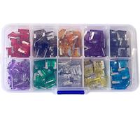 50 unidades Mini Small Medium Standard Blade Auto Backup 2A 3A 5A 7.5A 10A 15A 20A 25A 30A 35A 40A Camión Automotive Cartridge (Mini 50pcs)