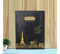 50 Unids 15x2 0cm/20x30cm Bolsa Pequeña para Joyas Patrón Lindo Bolsa de Plástico con Asa Bolsas de Regalo Dulce Galleta Favor de Fiesta Embalaje Bag-K-20x30cm