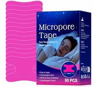 50 Unids Bandas Bucales Elásticas Económicas Para Dormir Anti Ronquidos Transpirable Antironquidos Tiritas Para Uso Cómodo Noche Cómodo Sueño Tiras