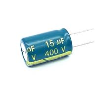 50 unids/lote 15UF baja impedancia 400V15UF condensador electrolítico de aluminio tamaño 10 x 17 20% (10PCS)