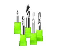 50 unids/lote 3.175/4/5/6/8mm cortador de fresado de una sola hoja for brocas de enrutador de grabado de aleación de acero de tungsteno de aluminio(3.175x1x3mm)