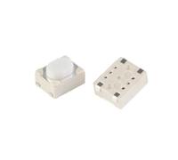 50 UNIDS/LOTE 3 * 4 * 2.5mm SMD Interruptor Táctil 4 Pin Micro Interruptor Pulsador 3x4x2.5H Botón Botón de Llave Remota de Coche(Style 2)