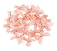 50 unids/Lote 3,5 * 4 cm Goma de Pelo con Lazo poliéster Lazo de satén Manualidades de Costura DIY decoración Ramos decoración de Fiesta(10)