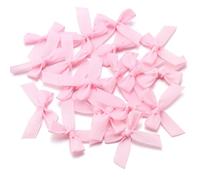 50 unids/Lote 3,5 * 4 cm Goma de Pelo con Lazo poliéster Lazo de satén Manualidades de Costura DIY decoración Ramos decoración de Fiesta(20)