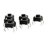 50 unids/lote 6x6x5MM 4PIN G90 interruptor de botón de reinicio automático directo