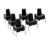 50 unids/lote 6x6x8MM 4PIN G93 táctil botón Micro interruptor directo autorreinicio DIP superior cobre