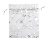 50 unids/lote Bolsa de organza con forma de corazón de amor Bolsa de regalo Bolsas de regalo de corazón de color dorado para bodas Fiesta Dulces Día de San Valentín Embalaje de joyería-1-50pcs-13x18
