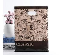 50 Unids/lote Bolsa de Plástico Pequeña con Asa Bolsa de Regalo de Fiesta para Joyería/Juguete/Bufanda Bolsas de Embalaje de Regalo 20x25 cm Mini Bolsa de Negocios-36-20x25 cm