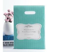 50 Unids/lote Bolsa de Plástico Pequeña con Asa Bolsa de Regalo de Fiesta para Joyería/Juguete/Bufanda Bolsas de Embalaje de Regalo 20x25 cm Mini Bolsa de Negocios-31-20x25 cm