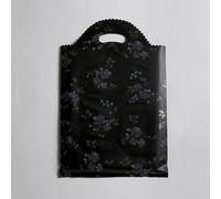 50 Unids/lote Bolsa de Plástico Pequeña con Asa Bolsa de Regalo de Fiesta para Joyería/Juguete/Bufanda Bolsas de Embalaje de Regalo 20x25 cm Mini Bolsa de Negocios-8-20x25cm